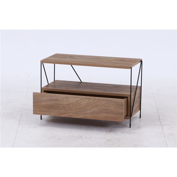 EZBOワイヤー TVラック OAK NA オークナチュラル 組立式代引NG