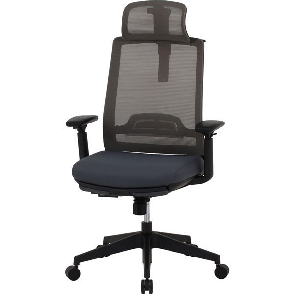 スーパSALE10倍＆4時間限定10％OFF オフィスチェア ダービット GY グレー 組立式【代引NG】