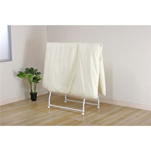 スーパSALE10倍＆4時間限定10％OFF 折りたたみ収納ハンガー WH ホワイト 組立式【代引NG】