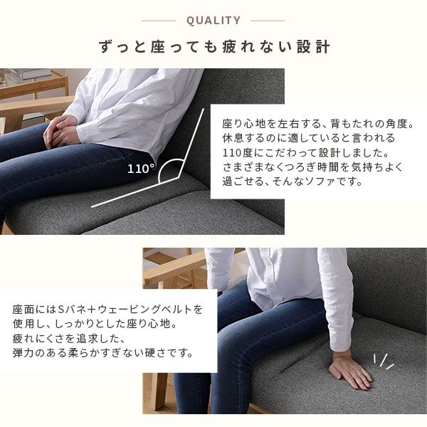 スーパSALE10倍＆4時間限定10％OFF ソファ 1人掛け アーバングレー 天然木 木肘 肘付き TRYGG トゥリッグ 1人掛けソファー ダイニングソファー リビングソファー インテリア家具 リビング家具