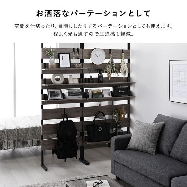 突っ張り ウォールラック 〔 60cm幅 ホワイト×ホワイト 〕 ミラー付 鏡付 壁面収納 棚 賃貸OK 工事不要 ウォールラック パーテーション ディスプレイラック 収納ラック 突っぱり つっぱり ラダーラック 壁面ラック インテリア家具 収納家具 玄関 組立品