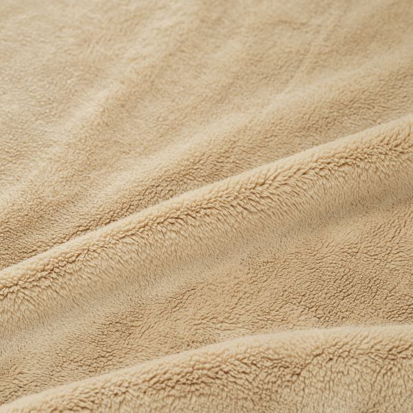 スーパSALE10倍＆4時間限定10％OFF 毛布 寝具 約140×200cm ベージュ 無地 節電 吸湿発熱機能付き ベッドルーム 寝室 インテリア雑貨 寝室雑貨