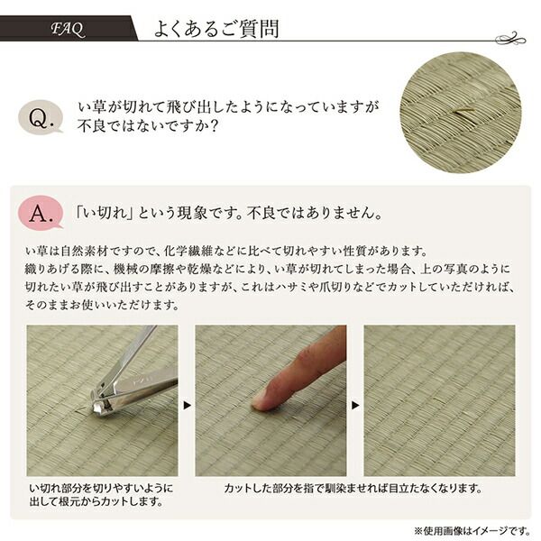 い草 廊下カーペット/ラグマット ベージュ 約80×440cm 日本製 抗菌 防臭 調湿 防傷 裏：不織布 〔玄関 入口 リビング〕代引NG