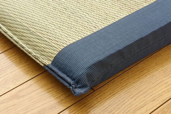 固わた40mm入り い草ごろ寝フリーマット (おやじの場所) ブルー 約70×150cm代引NG