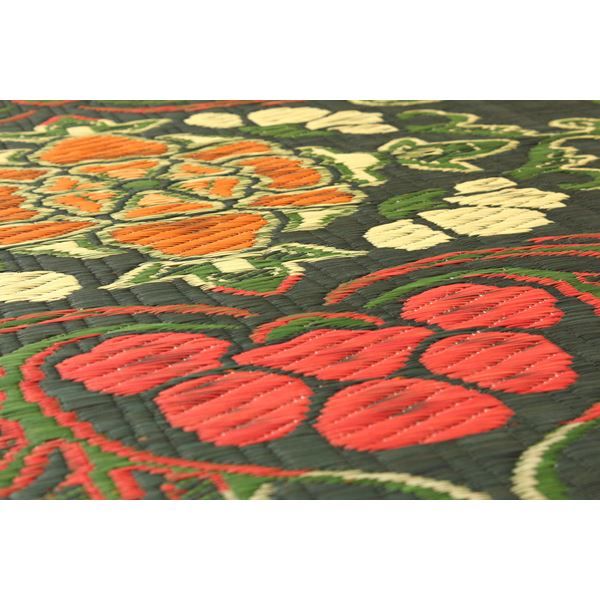 純国産/日本製 袋五重織い草マット ひんやり敷きパット 約88×150cm（裏：不織布）代引NG