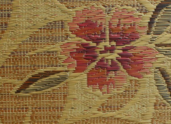 い草 座布団 袋織 織込千鳥 2枚組 ブラック 約60×60cm×2P 抗菌 防臭 調湿 日本製 なでしこ 〔リビング 来客 和室〕代引NG