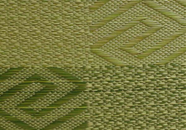 い草 座布団 織込千鳥 5枚組 ブラウン 約55×55cm×5P 抗菌 防臭 調湿 日本製 五風 〔リビング 来客 和室〕代引NG