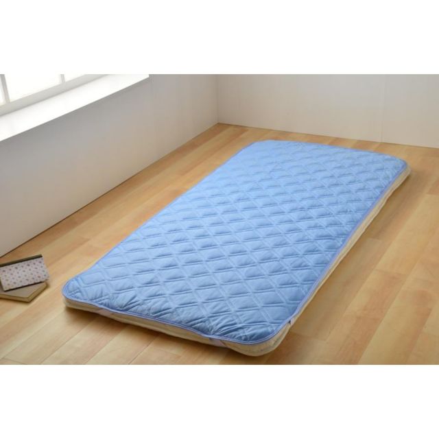 冷感敷きパッド 最強 シングル 接触冷感＆裏面メッシュ ひんやり敷パッド シングルサイズ 100ｘ200cm 洗える 冷感マット 冷感敷パッド冷却マット ひんやり クール寝具 抗菌 防臭 洗える