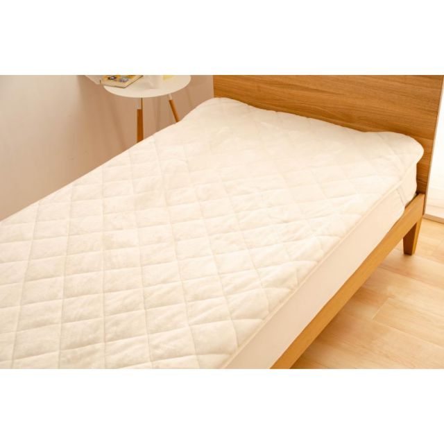 3%OFFクーポン有  あったか高密度マイクロファイバー敷きパッド クイーンサイズ 160ｘ200cm MI 敷パッド