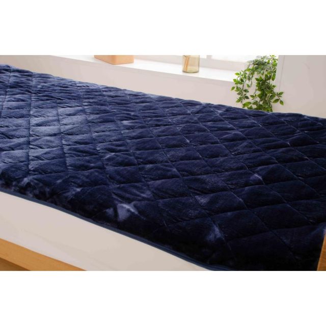 3%OFFクーポン有  あったか高密度マイクロファイバー敷きパッド クイーンサイズ 160ｘ200cm MI 敷パッド