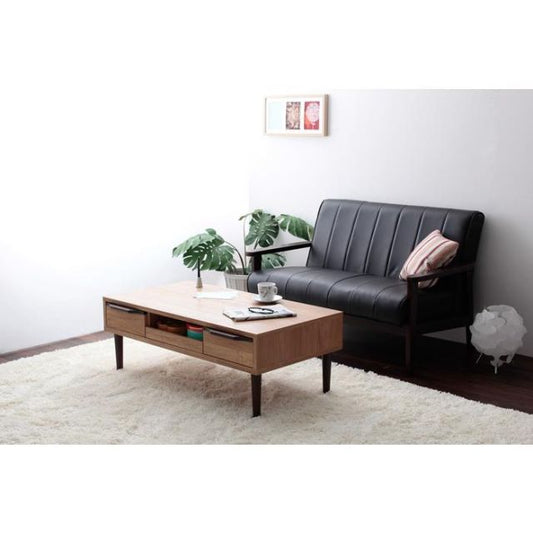 スーパSALE10倍＆4時間限定10％OFF ケルン 棚付きセンターテーブル　１０４cm