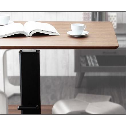 スーパSALE10倍＆4時間限定10％OFF タスラ　ウォールナットカラーのセンターテーブル幅１２０cm