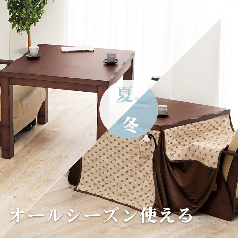 こたつ90cm　チェア4脚　ふとん　の　6点セット