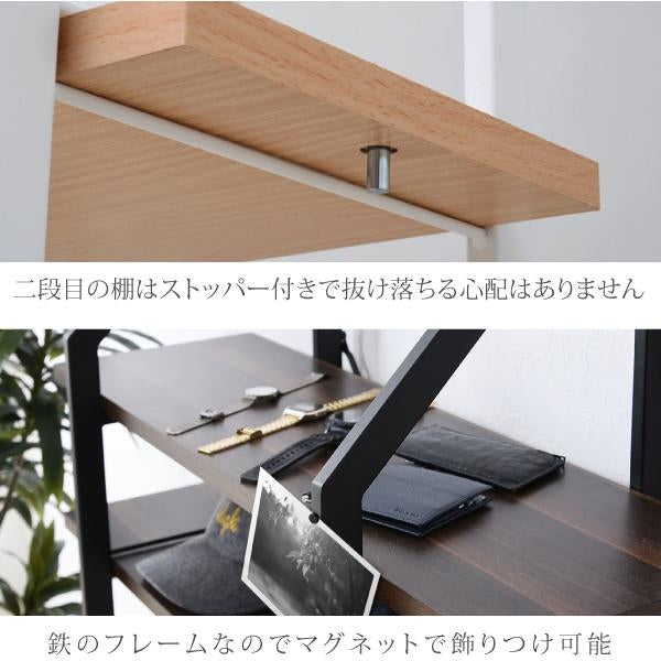 シェルフ ディスプレイラック ラック オープンラック 棚 収納家具 Rita 北欧風シェルフ おしゃれ 木製 スチール アイアン 北欧 テイスト