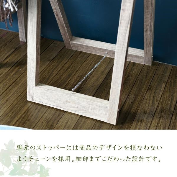 グリーンインテリア スタンドミラー 姿見 ガラス インテリア グリーン 観葉植物 シャビー 多肉植物 棚 ラック おしゃれ シンプル 一人暮らし 木製 古材