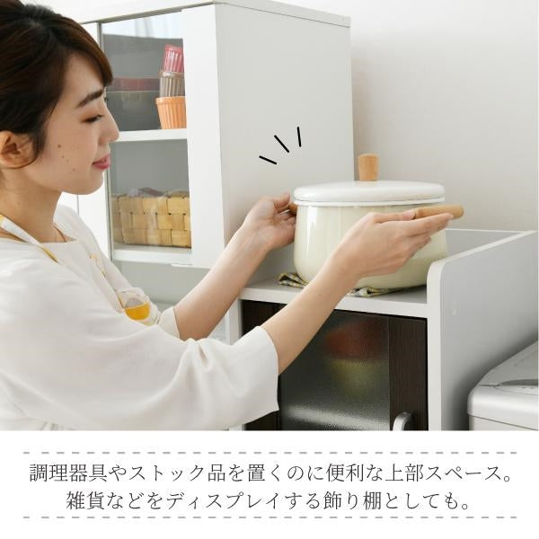 すきま 隙間収納 キッチン ミニ 食器棚 キッチン家電収納 家電ラック 家電収納棚 コンパクト 収納 スリム ラック 棚 幅30 高さ 120 扉付 キッチンラック