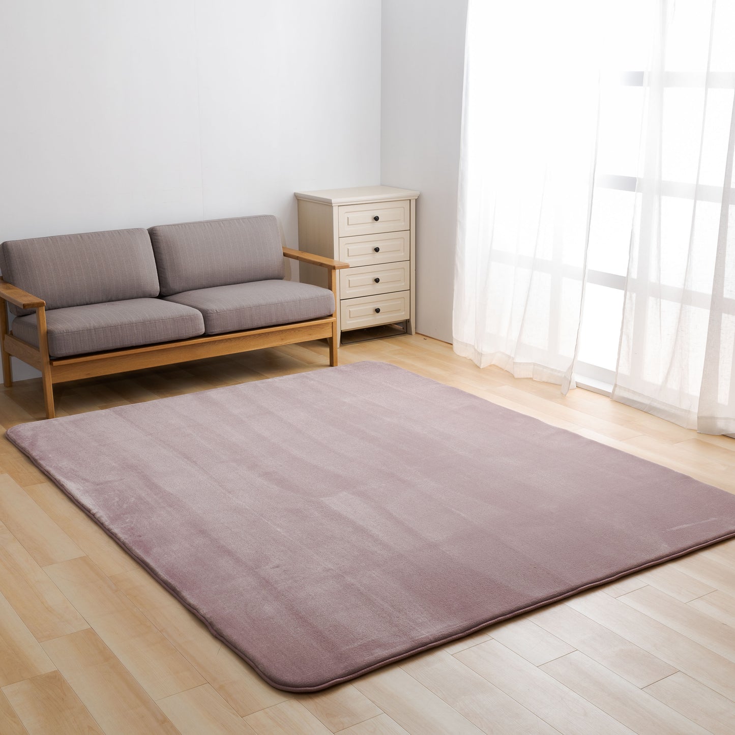 MITAS ごろ寝が気持ちいい高反発ラグ 極厚25mm厚 フランネルラグ 130×185cm | 185×185cm | 200×250cm