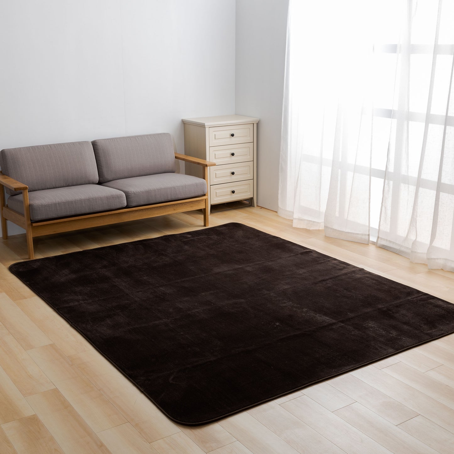 MITAS ふわさらマイクロファイバーフランネルラグ 130×185cm | 185×185cm | 200×250cm