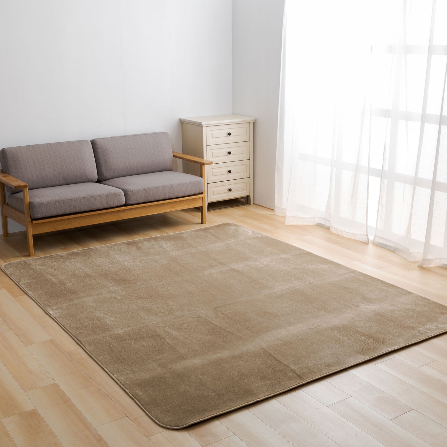 MITAS ふわさらマイクロファイバーフランネルラグ 130×185cm | 185×185cm | 200×250cm