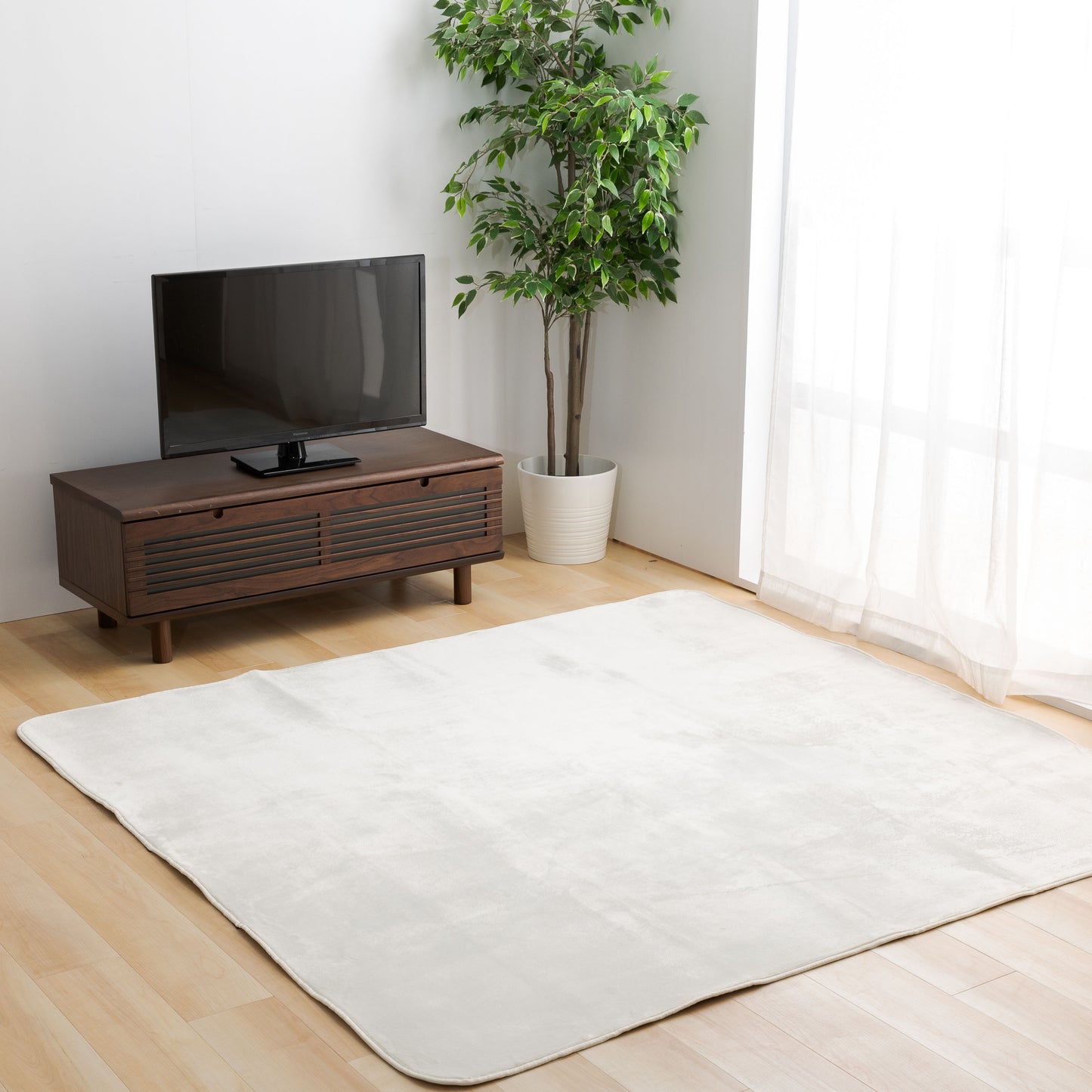 MITAS ふわさらマイクロファイバーフランネルラグ 130×185cm | 185×185cm | 200×250cm