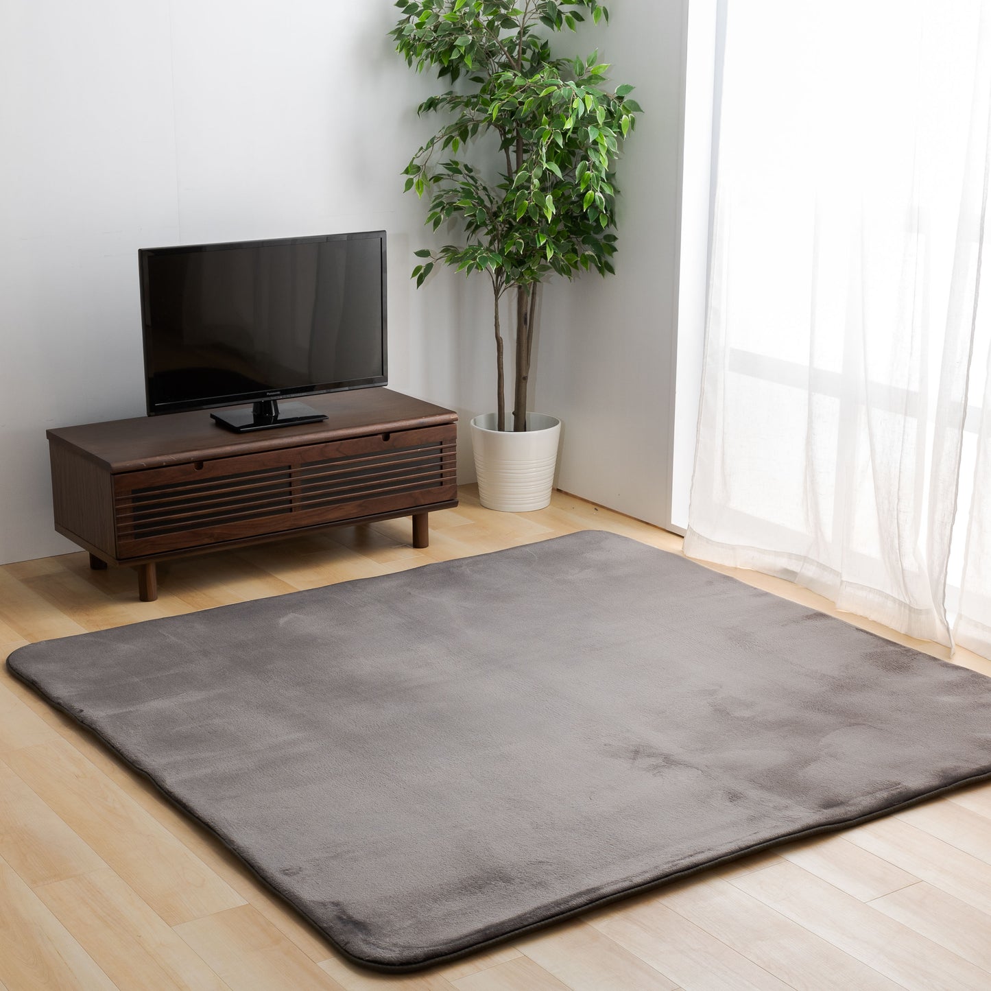 MITAS ごろ寝が気持ちいい高反発ラグ 極厚25mm厚 フランネルラグ 130×185cm | 185×185cm | 200×250cm