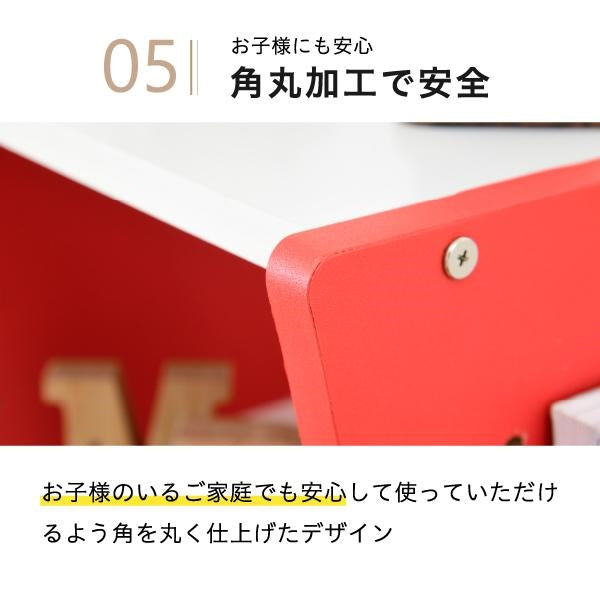 回転 コミックラック WAVY スリム 省スペース 漫画 CD本棚 大容量 高さ 150 幅 60 7段 CD収納 ブックラック 収納棚 高さ調節 ホワイト ブラウン 赤 ナチュラル