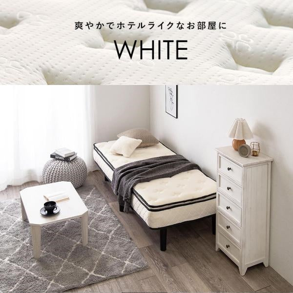 代引き不可　ポケットコイルマットレスベッド　KMB-3108SSS