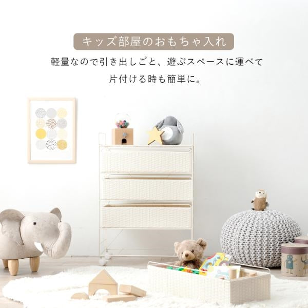 MITAS ランドリー収納　RAN-2437 幅60cm 棚4段