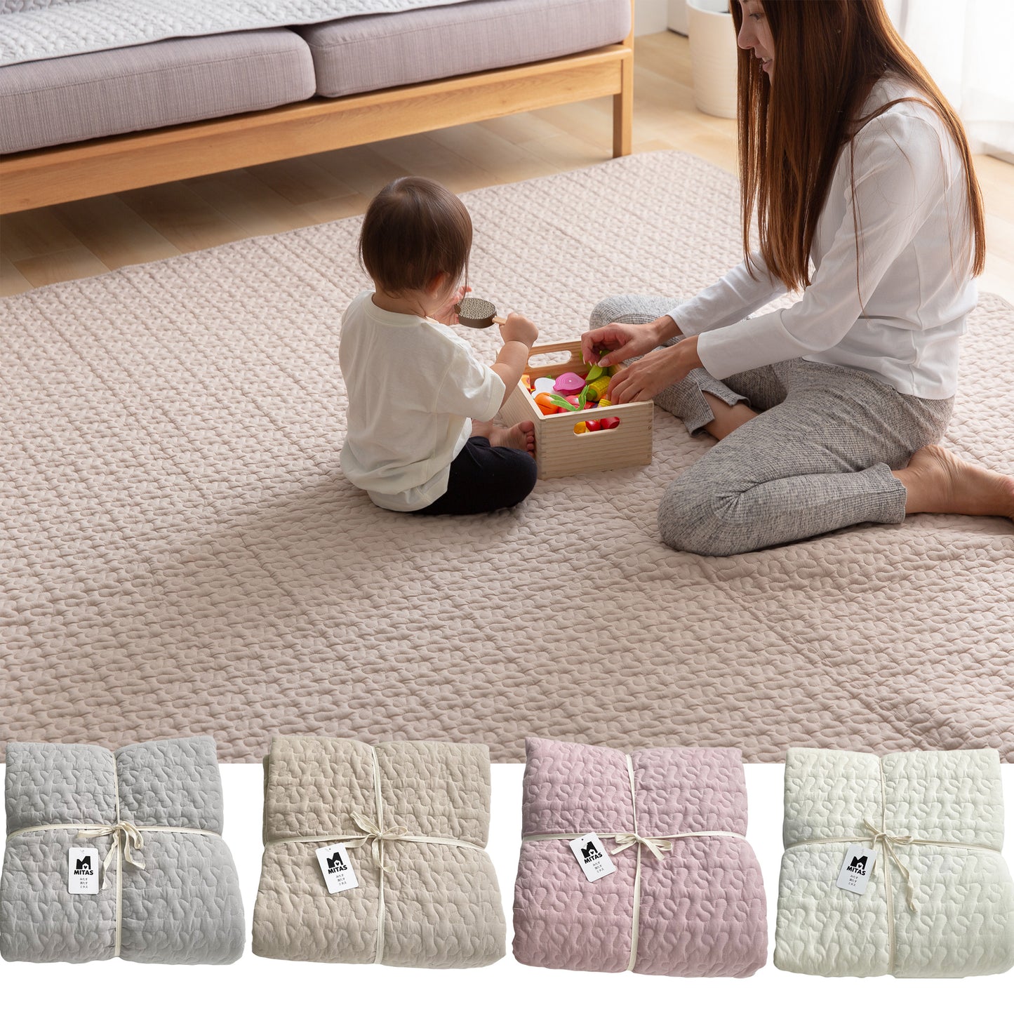 綿100％生地　ラグにもなる イブルマルチケット 100x140cm | 150x200cm | 200x200cm | 送料無料　自宅で洗濯できます