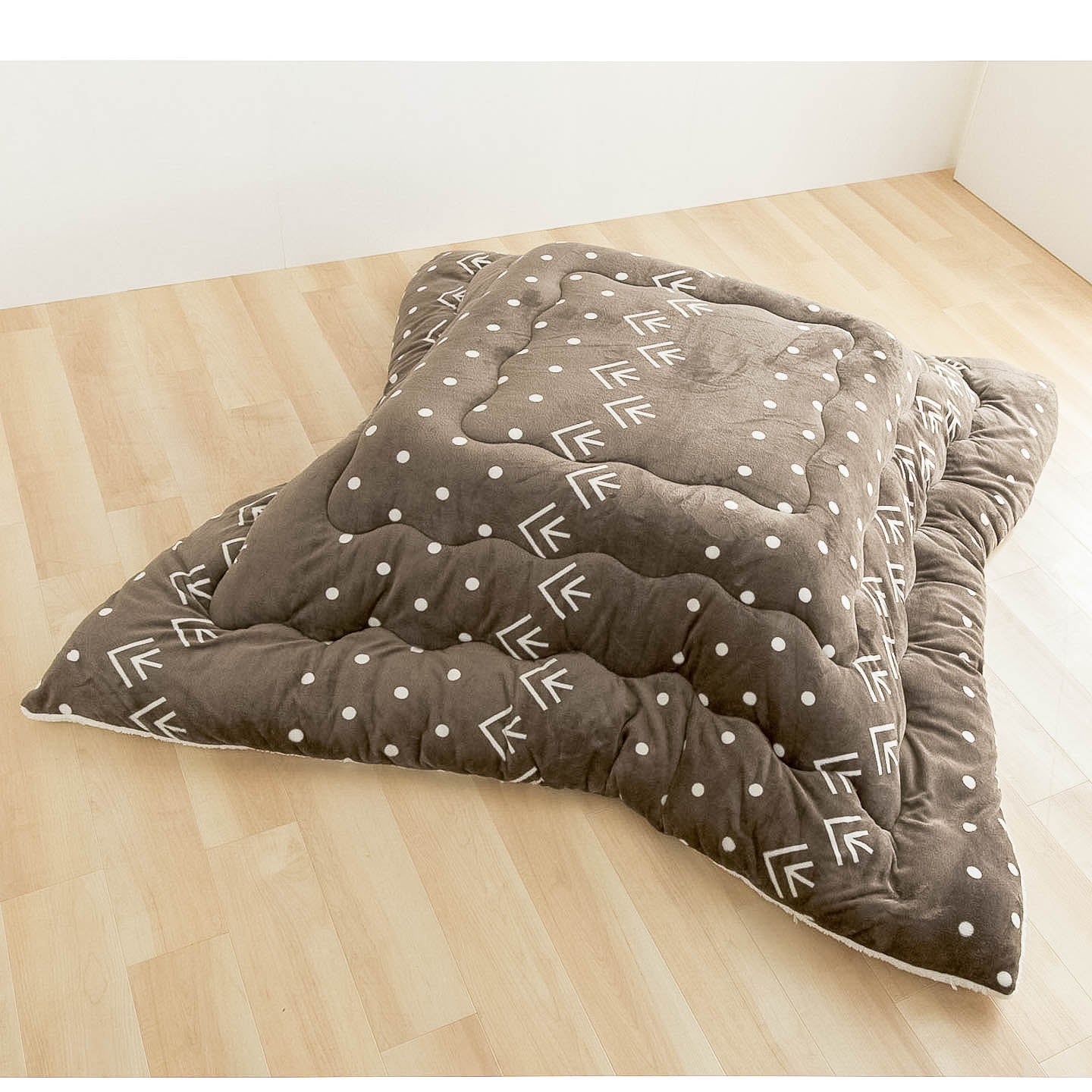 フランネル＆ボアのあったかボリュームこたつ掛けふとん | 正方形190x190cm