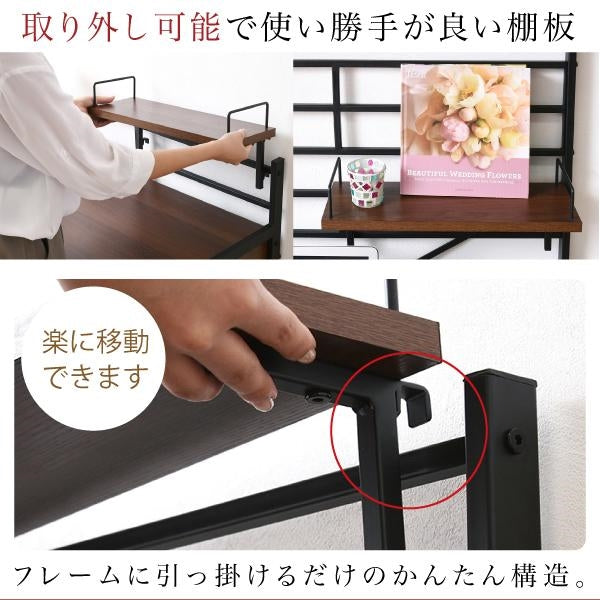 2WAY パソコンデスク 90 幅 高さ調整 書斎机 ワークデスク 棚付き 組み換えデスク 薄型デスク ローデスク