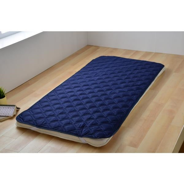 MITAS 抗菌防臭わた使用 最強冷感敷きパッド シングルサイズ 接触冷感＆裏面メッシュ ひんやり敷パッド 100ｘ200cm