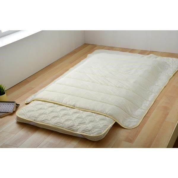 MITAS Q-MAX　0.505　接触冷感＆やわらかパイル リバーシブルケット　シングルサイズ 140ｘ200cm 洗える抗菌防臭わた使用 熱帯夜対策