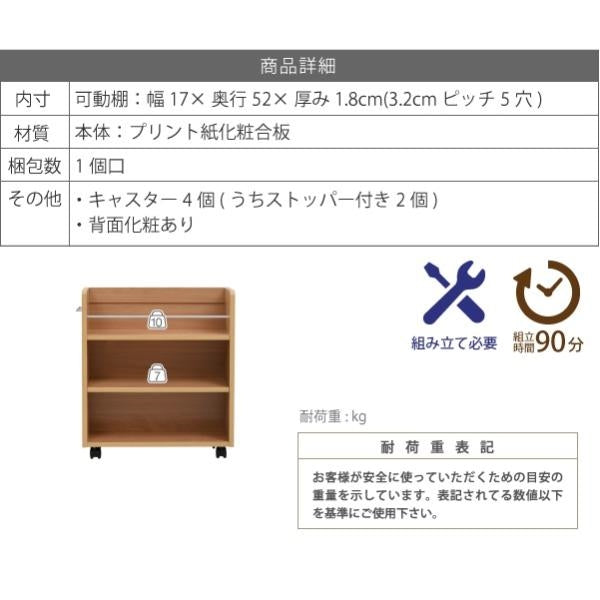 キャスター付き 収納 クローゼット ラック 4個セット 幅19.5奥行58 .5 スリム 押し入れ収納 本棚 ワゴン 隙間 収納 棚 漫画 CD DVD スライド シンプル コミック