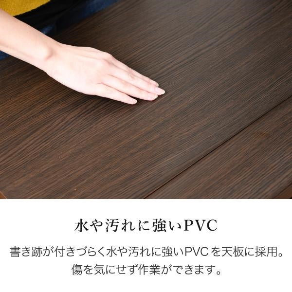 デスク 天井 突っ張り 本棚 付き 幅90 奥行45 高さ204 から 高さ249 デスクラック 薄型 スリムデスク コンパクト ラック 本棚 壁面パソコンデスク 書斎机