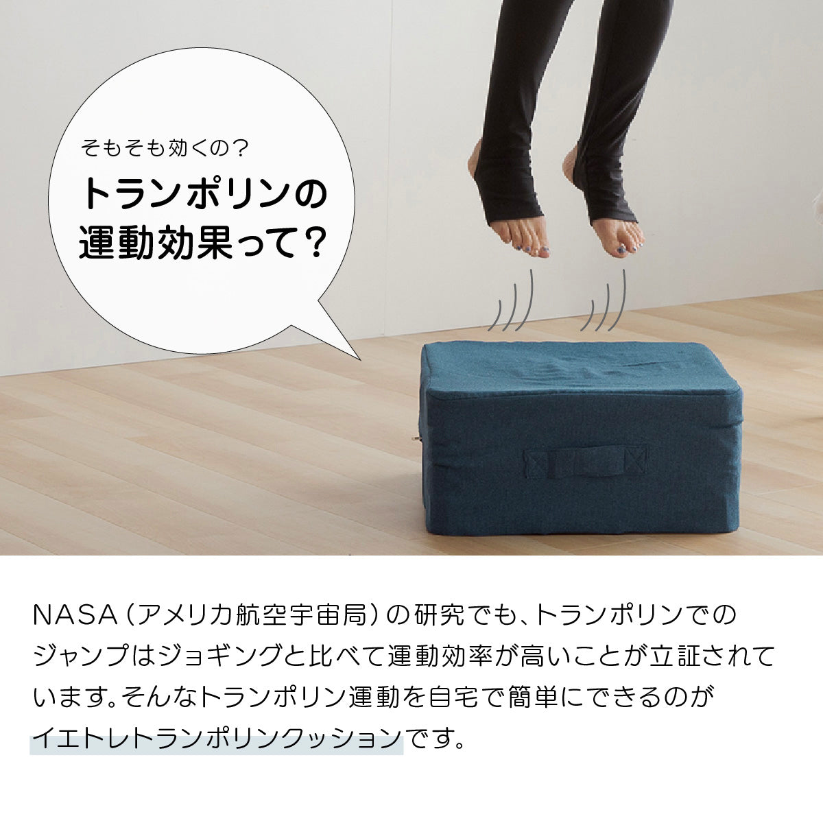 MITAS イエトレ　トランポリンクッション 45x45x20cm