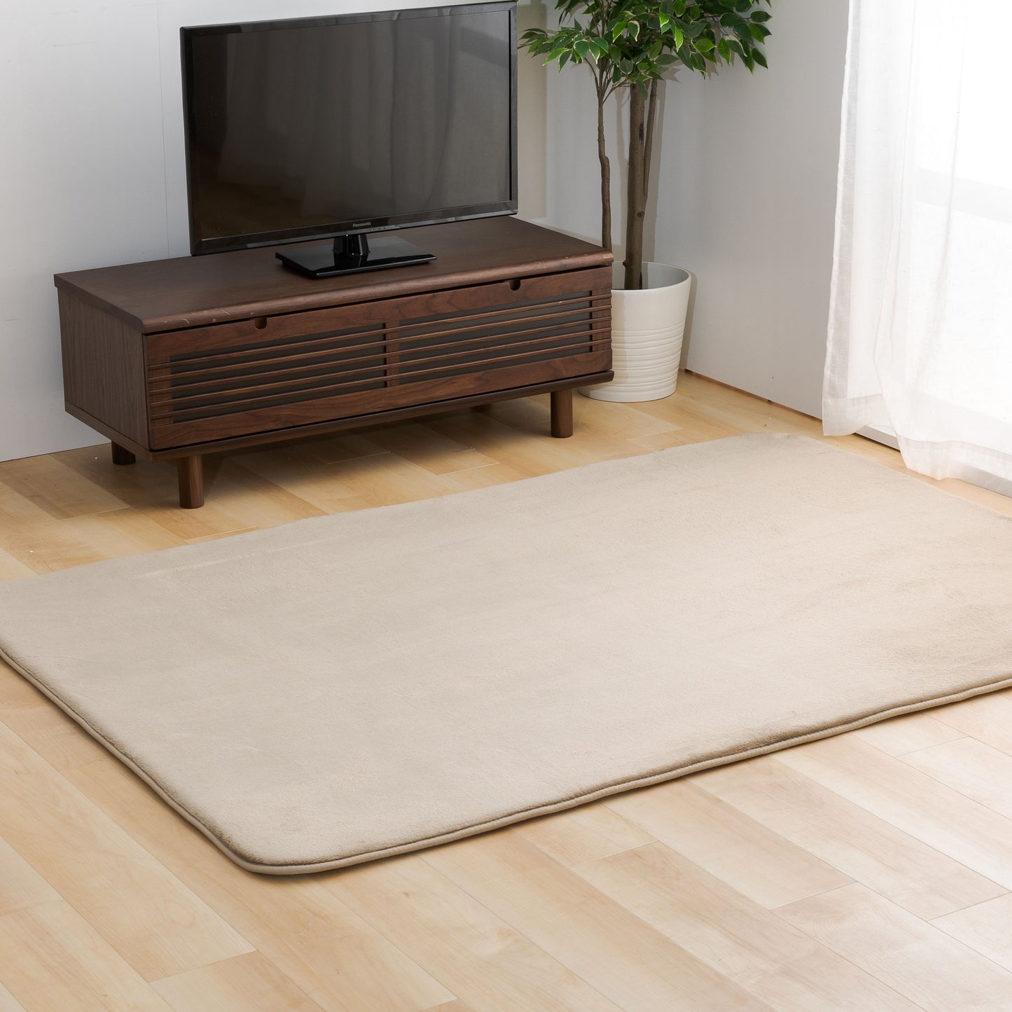 MITAS ごろ寝が気持ちいい高反発ラグ 極厚25mm厚 フランネルラグ 130×185cm | 185×185cm | 200×250cm