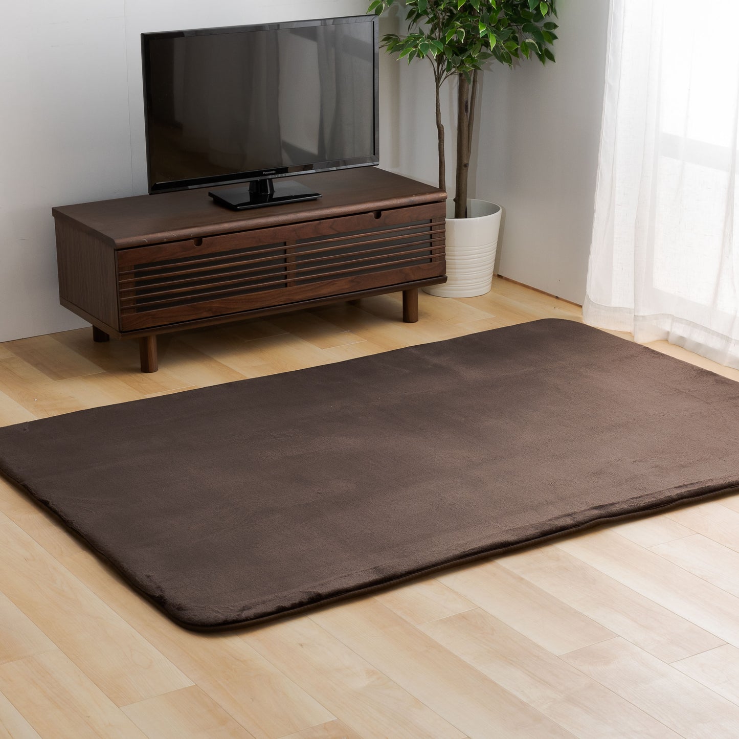 MITAS ごろ寝が気持ちいい高反発ラグ 極厚25mm厚 フランネルラグ 130×185cm | 185×185cm | 200×250cm